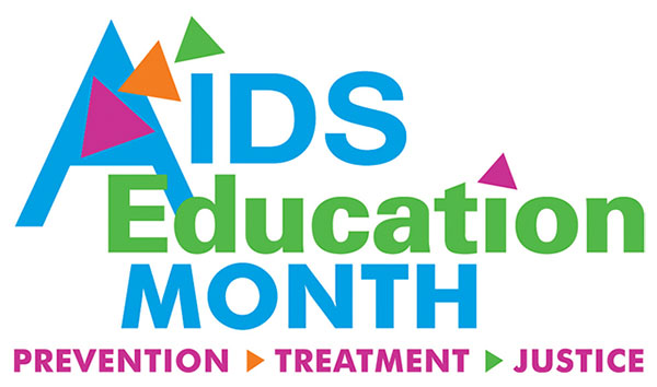 AIDS Education Month logo