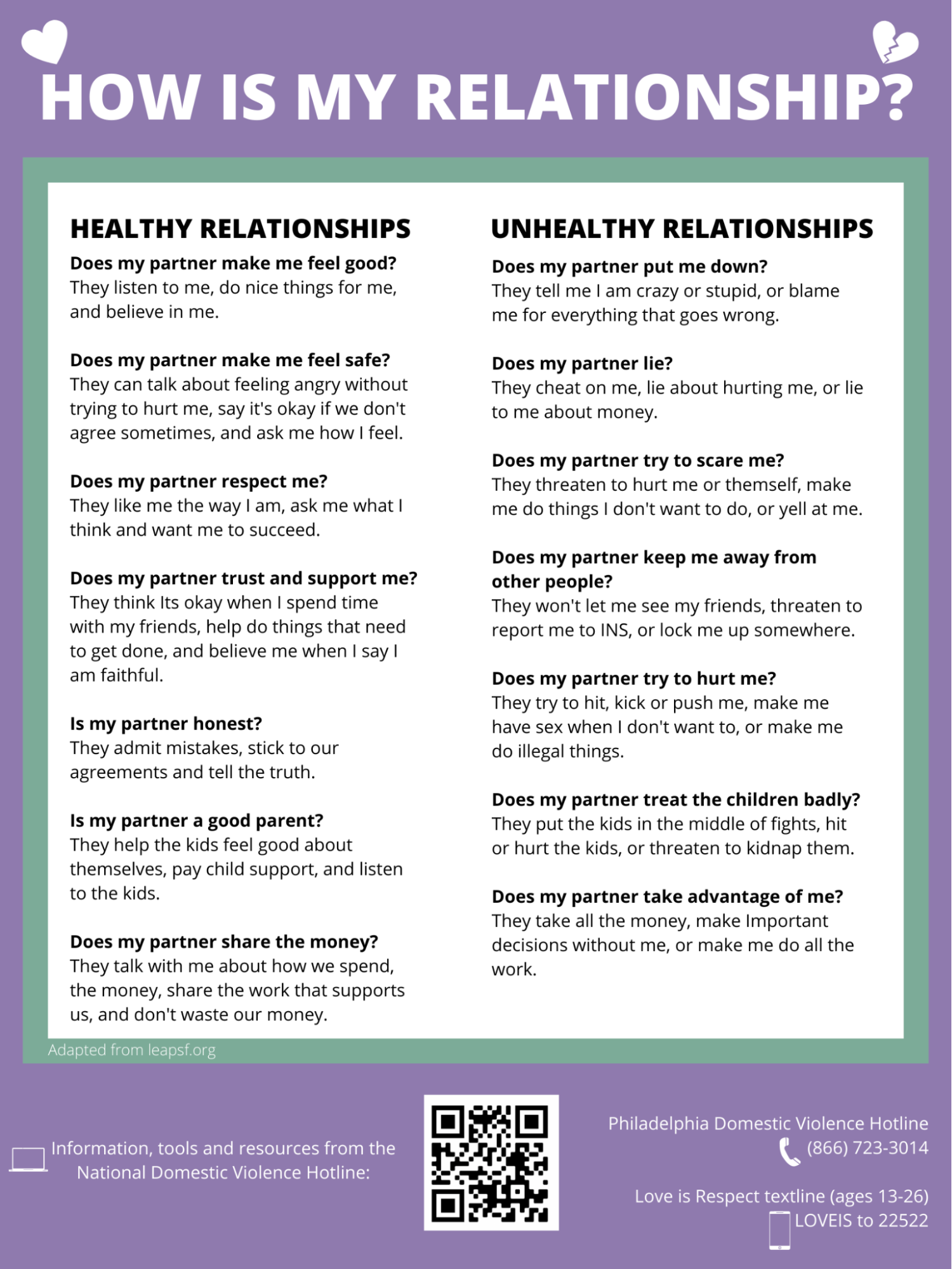 Dating and Healthy Relationships