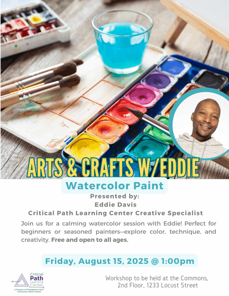 Arts & Crafts w Eddie- Watercolors